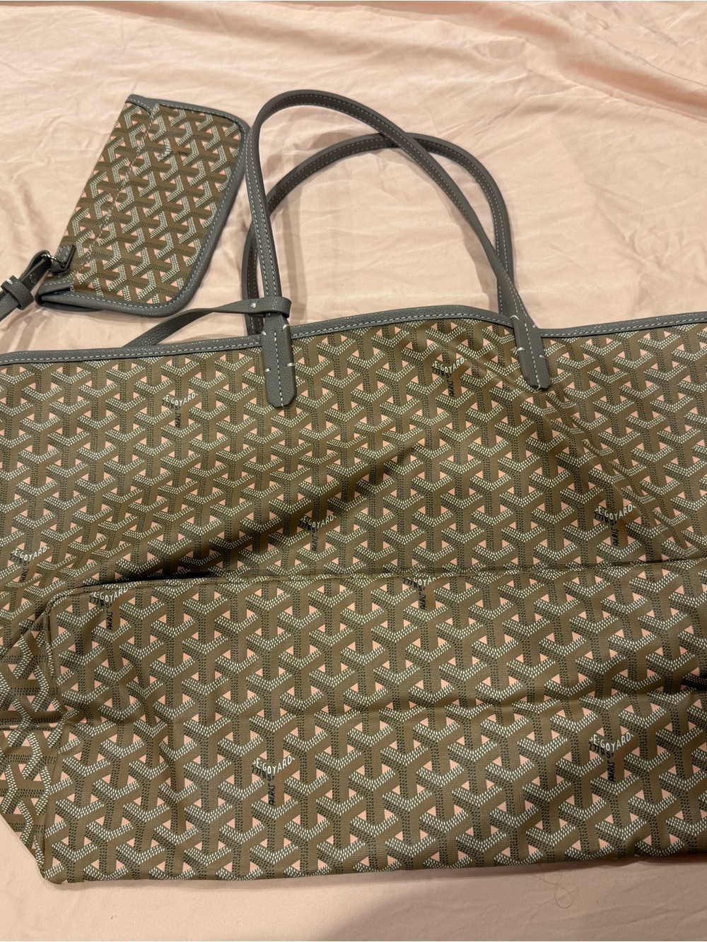 Designer-Inspired Patterned Tote Bag